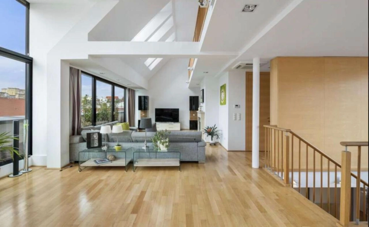 Spacious penthouse with city views in Vienna, Austria