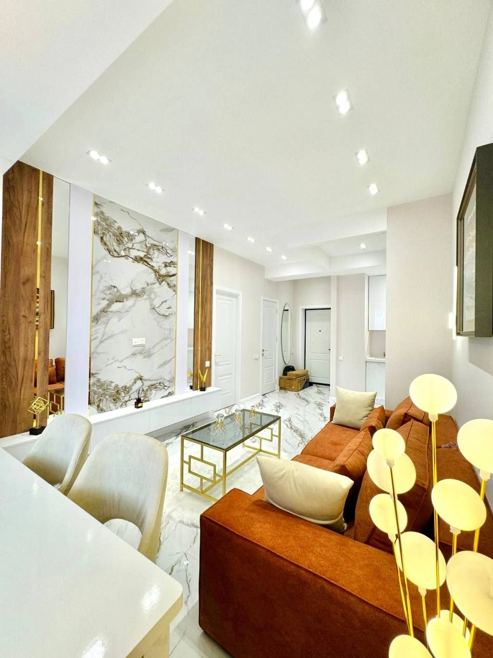 Bright apartment 55 m2 near the metro in Narimanov district, Baku