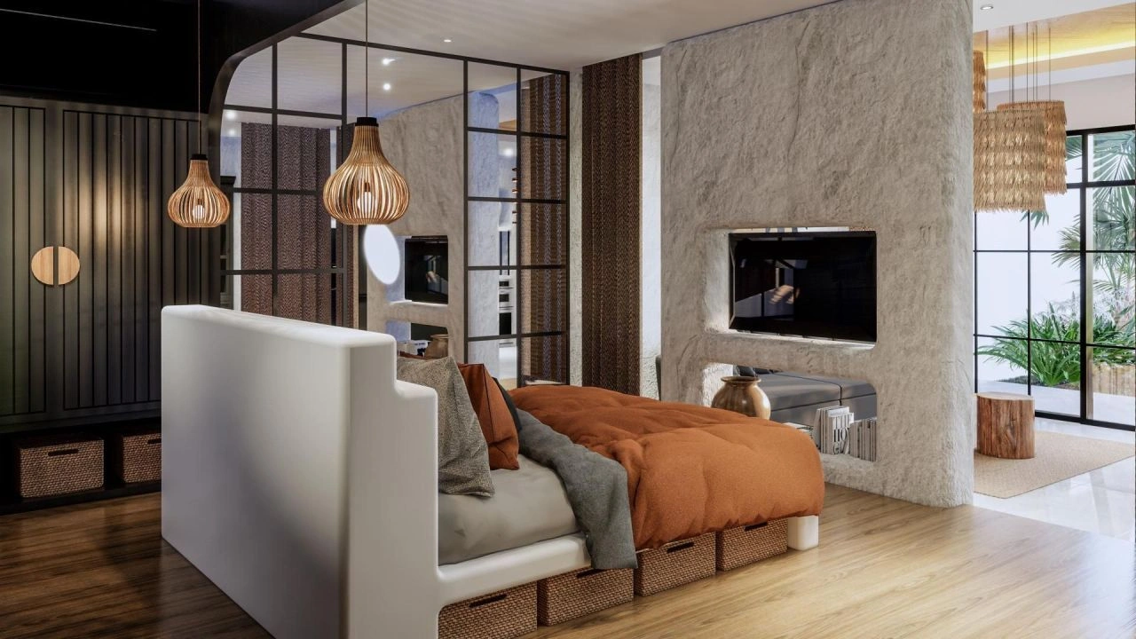 Apartment in a modern complex in Changu, Bali