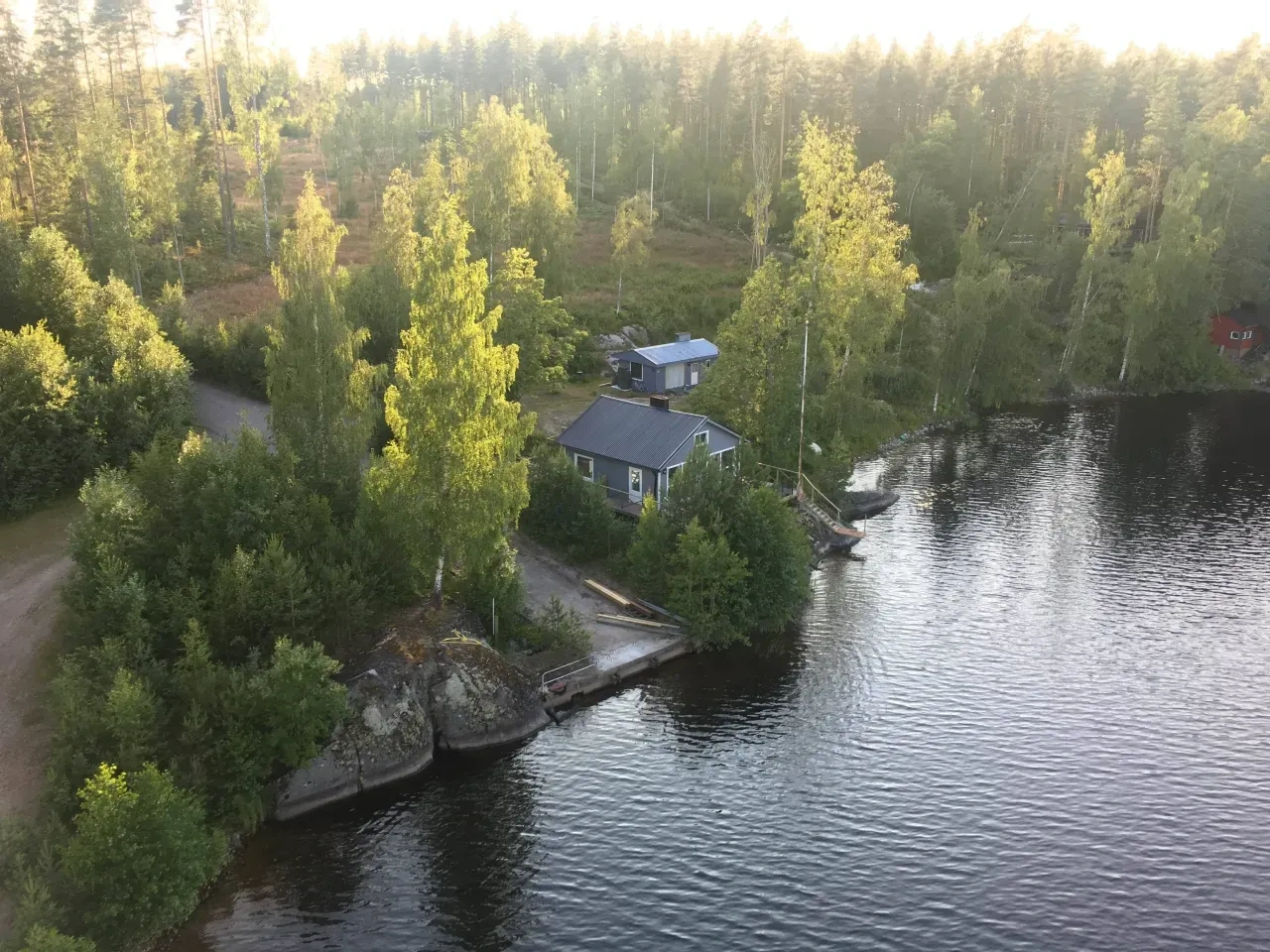 Haus 1+1 mit großem Grundstück in Taipalsaari am Seeufer, Finnland