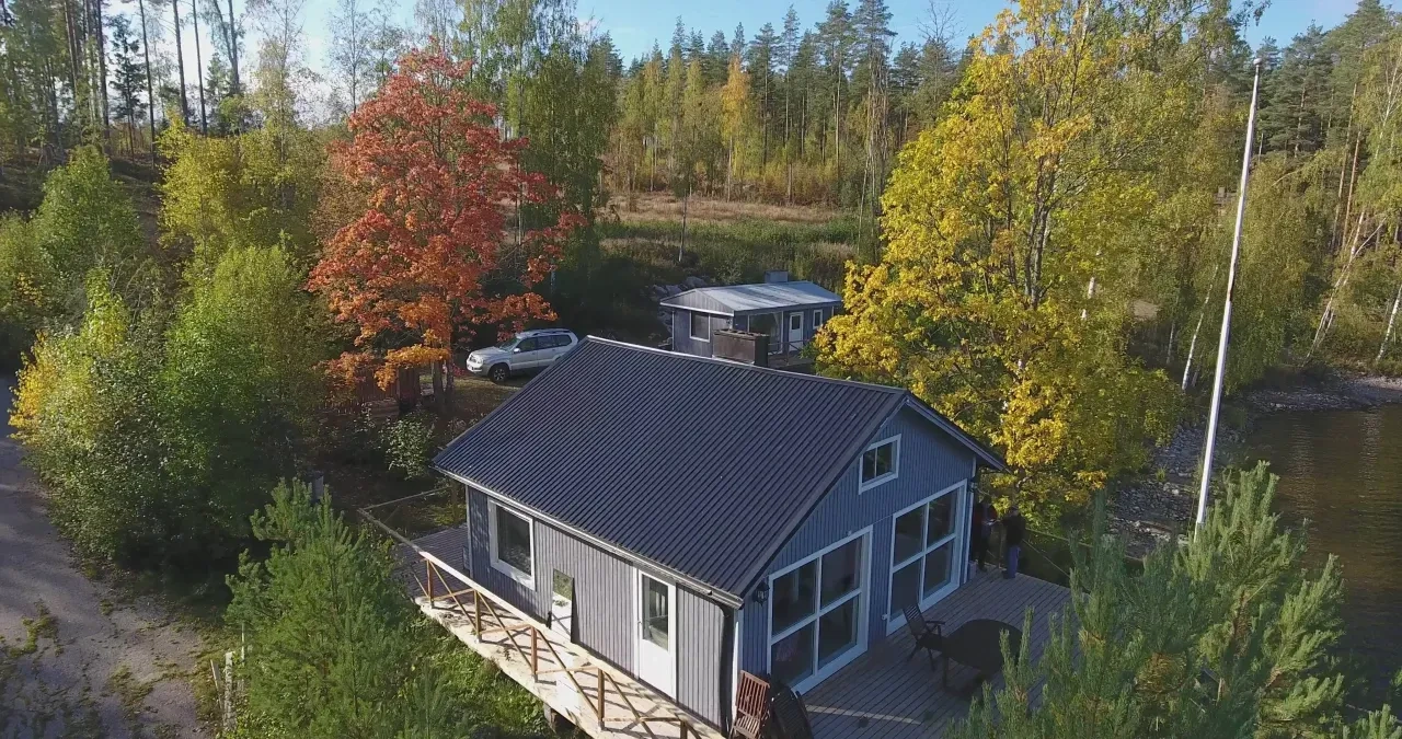 Haus 1+1 mit großem Grundstück in Taipalsaari am Seeufer, Finnland