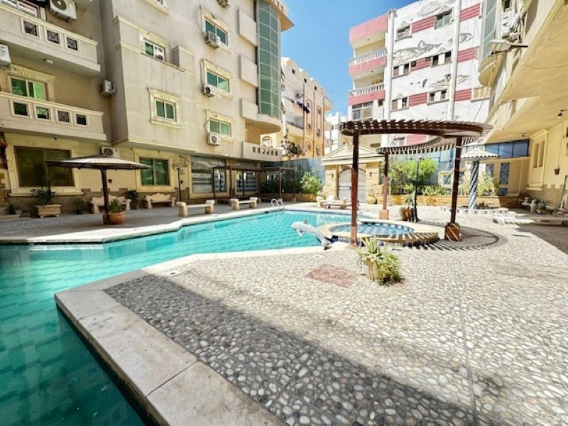 Apartment 1+1 in good complex of Hurghada, Egypt