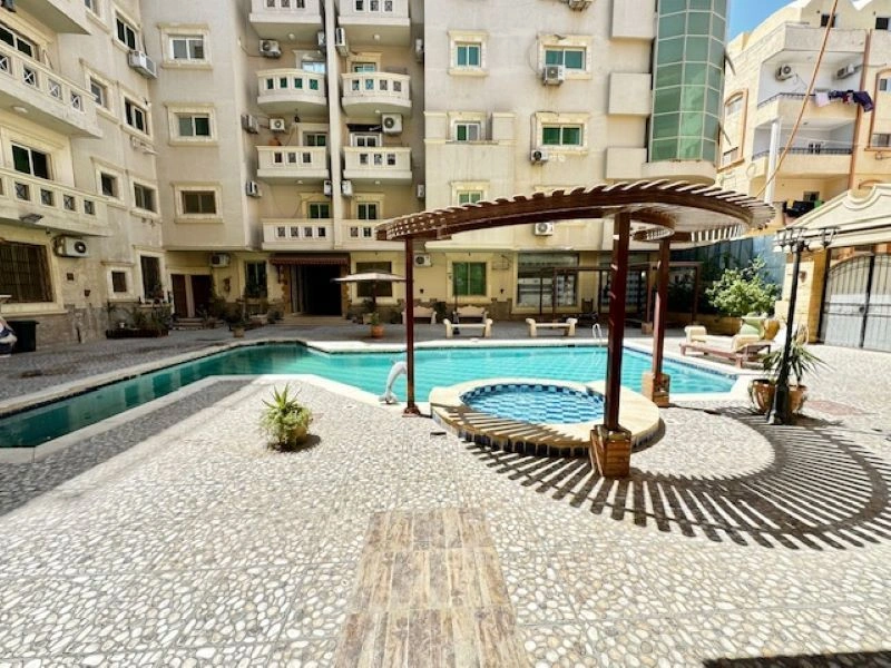 Apartment 1+1 in good complex of Hurghada, Egypt