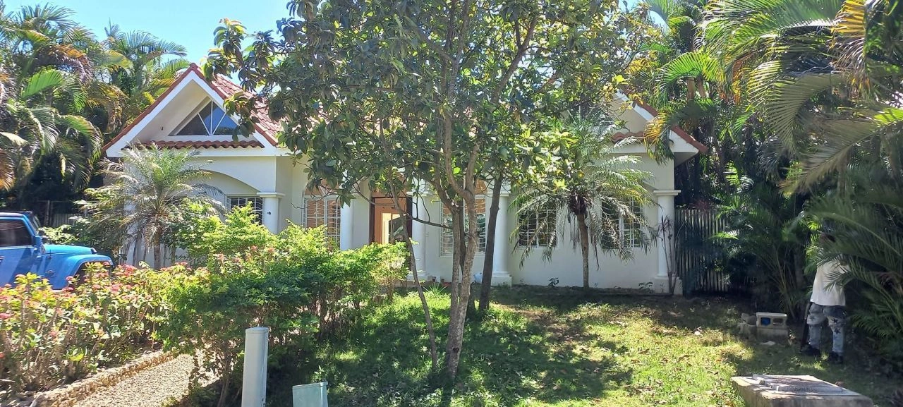 Villa with garden and pool in a secure residence in Sosua, Dominican Republic