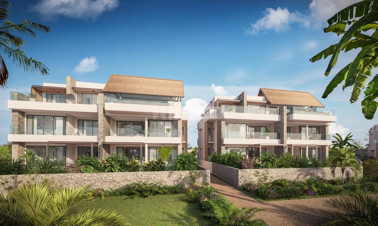 毛里求斯塔马林 2+1 公寓,带宽敞露台