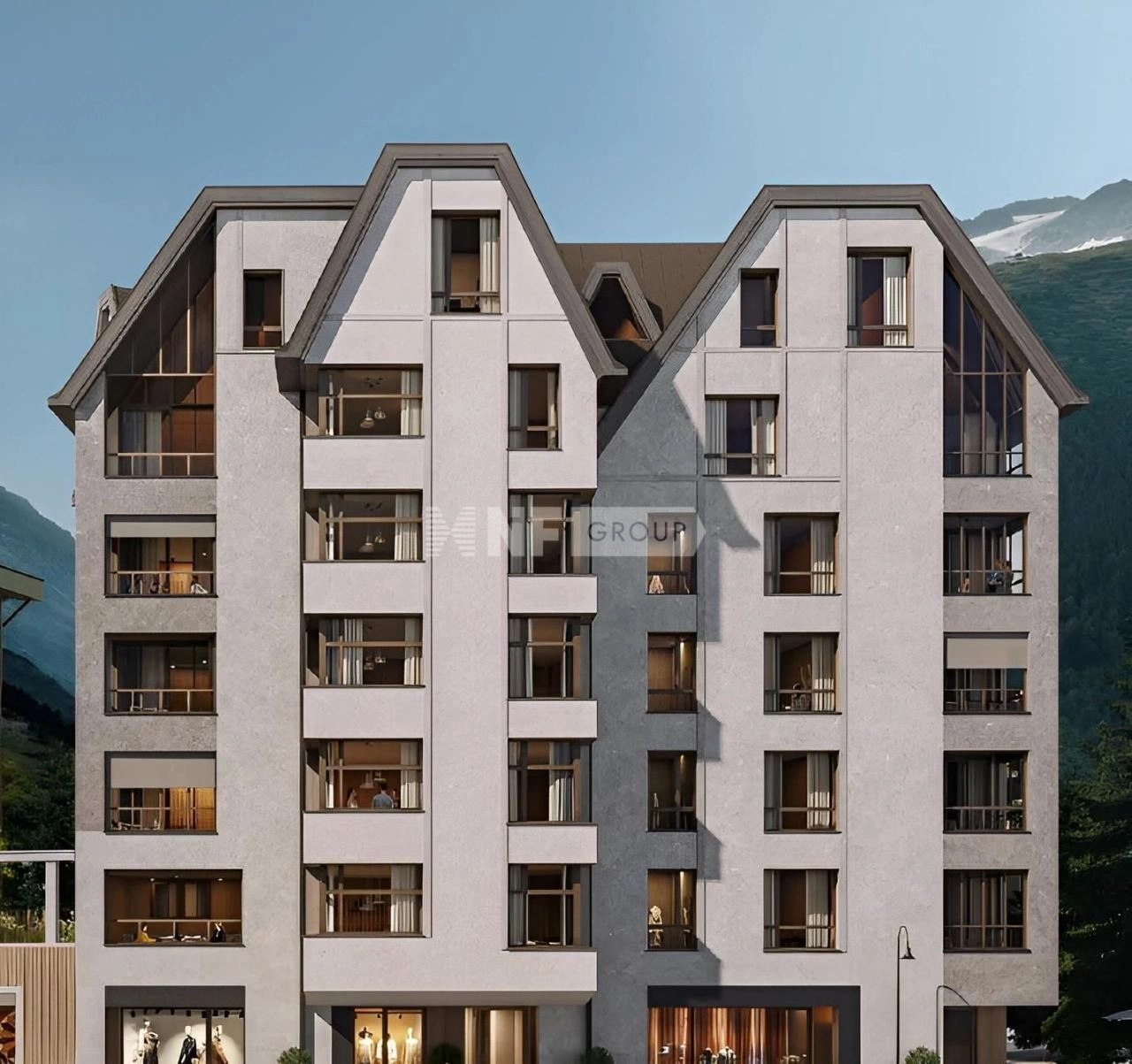 Apartment in Andermatt with balcony and mountain view, Switzerland
