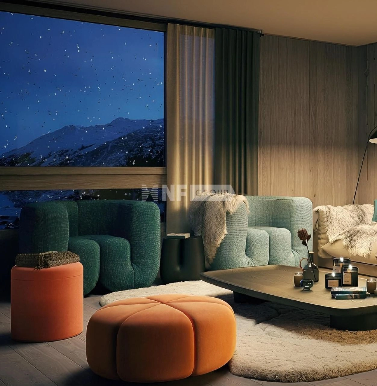 Apartment in Andermatt with balcony and mountain view, Switzerland