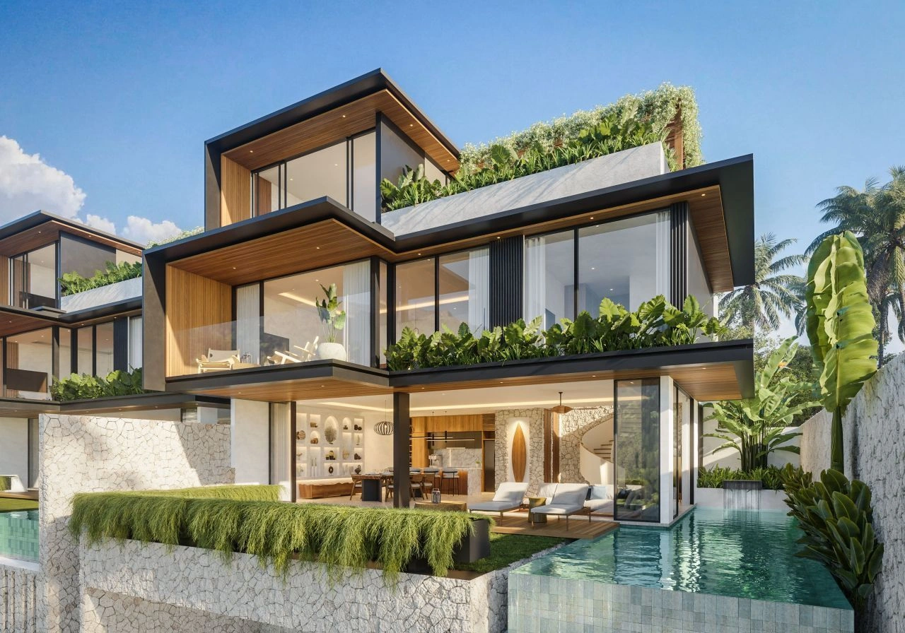 House in the prestigious area of Bingin in Uluwatu, Indonesia, 185 m²