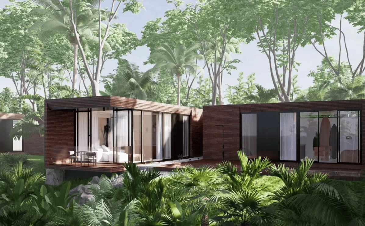 Detached house in gated complex of Ubud, Bali