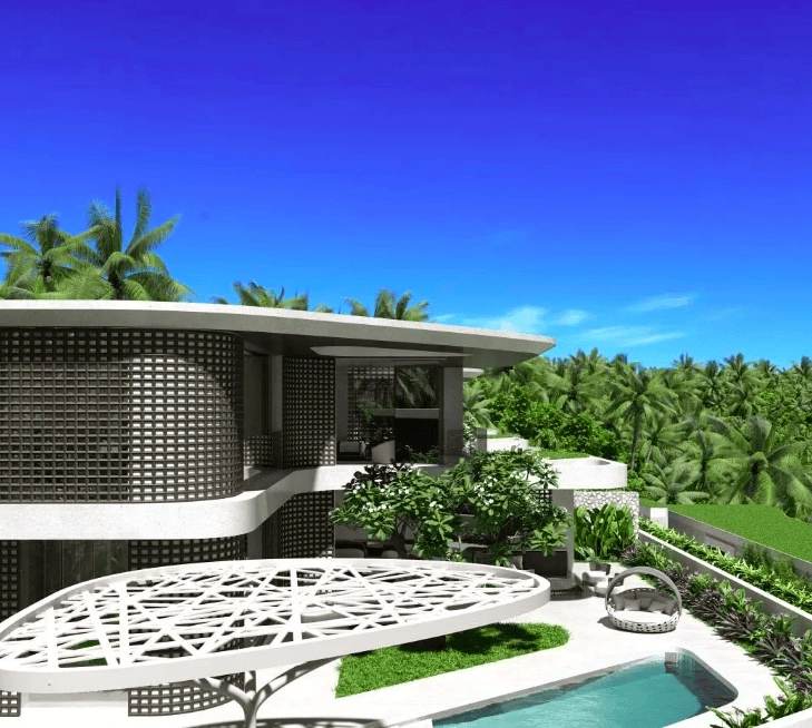 پنتهاوس در یک مجموعه معتبر در اوبود