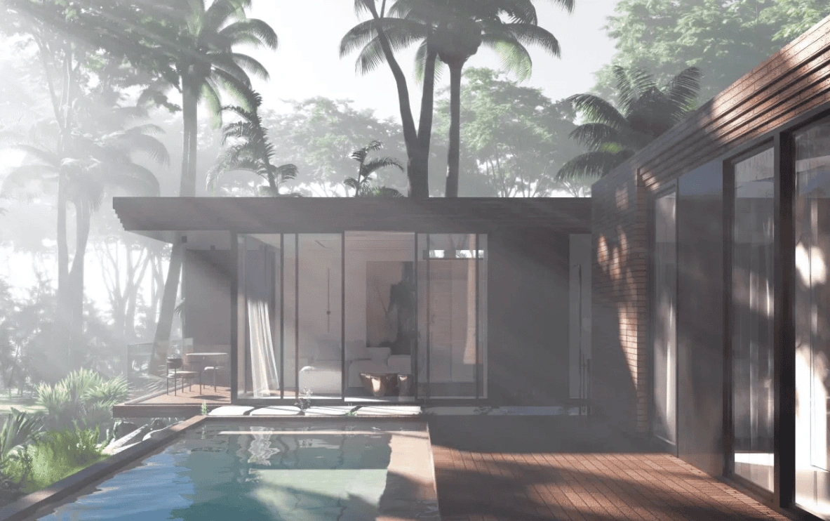 Detached house in gated complex of Ubud, Bali