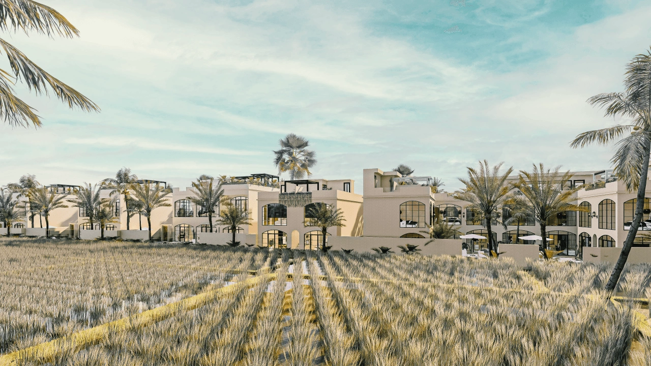Villa overlooking rice fields in the center of Seseh, Bali