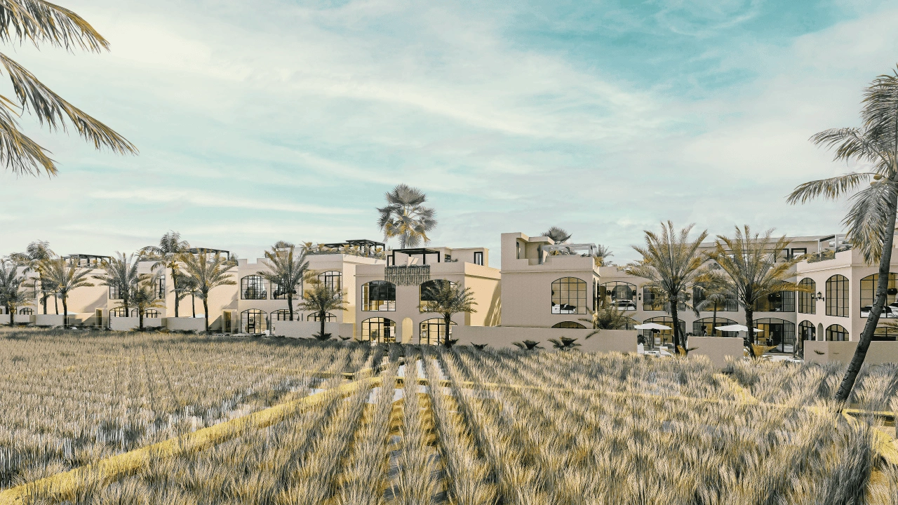 Villa overlooking rice fields in the center of Seseh, Bali