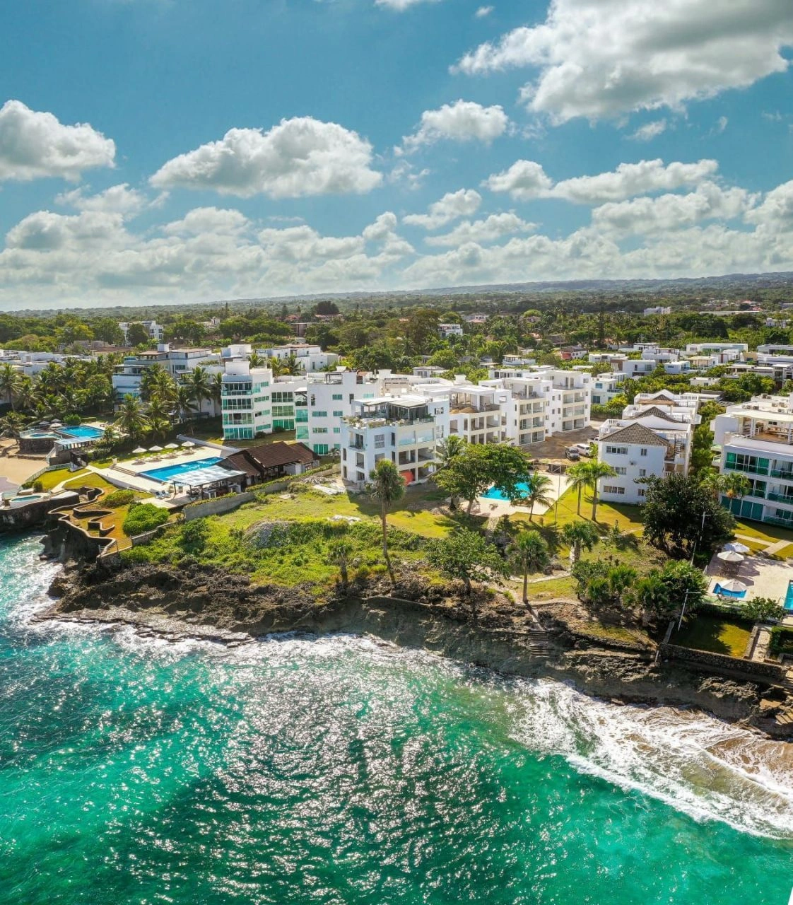 Apartamento em um complexo fechado próximo ao oceano na República Dominicana - $ 398.400