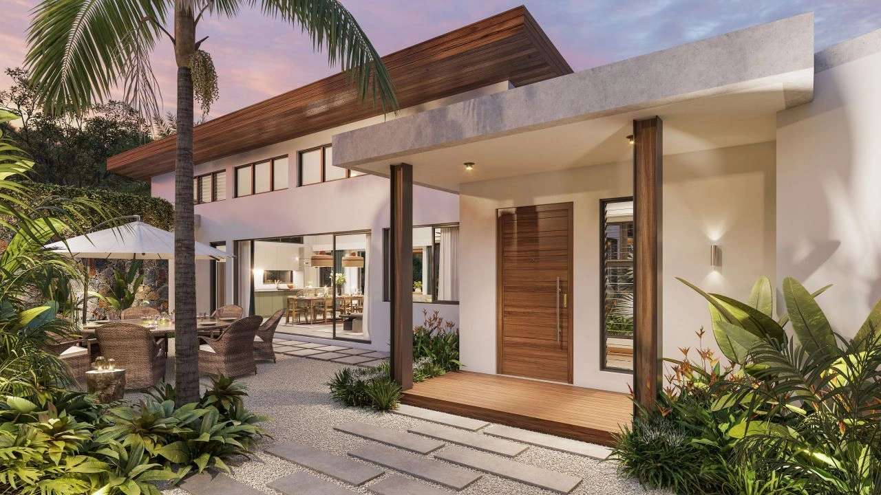 Grande Riviere Noire 4+1 带泳池别墅,毛里求斯