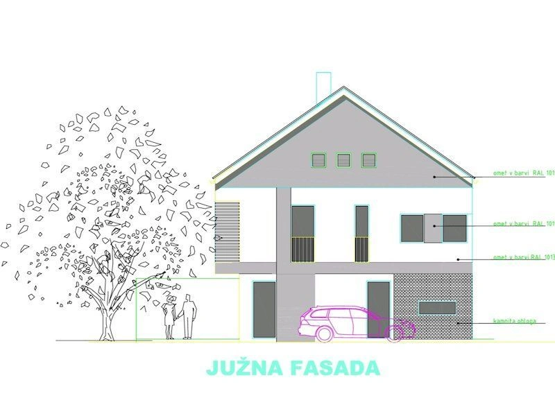 Casa 3+1 em uma área tranquila de Crnuce em Bezigrad