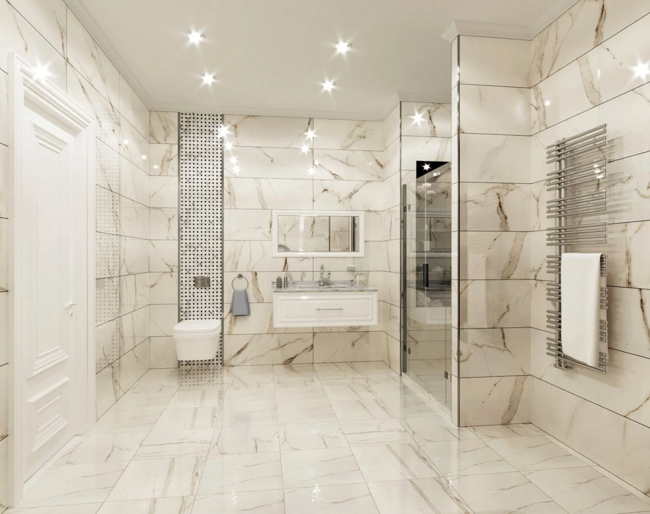 Luxury apartment 350 m2 in the historical center of Baku