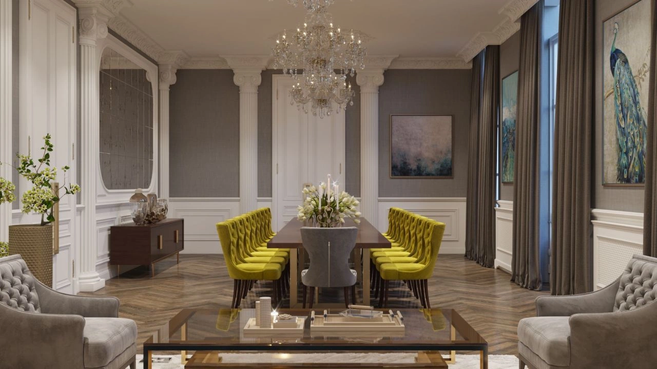 Luxury apartment 350 m2 in the historical center of Baku