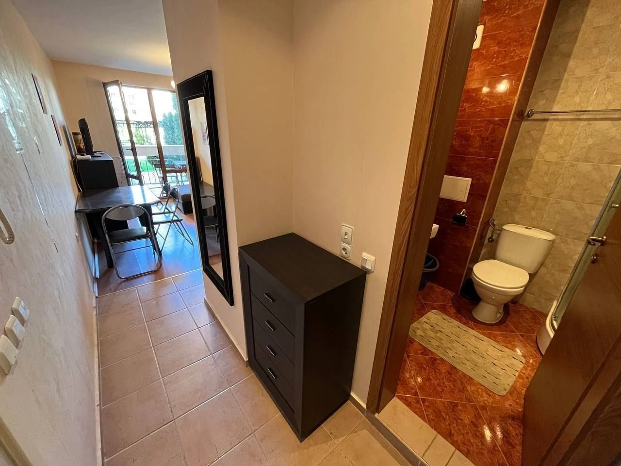 Studio on the first line of the sea in a prestigious complex in Sveti Vlas, Bulgaria