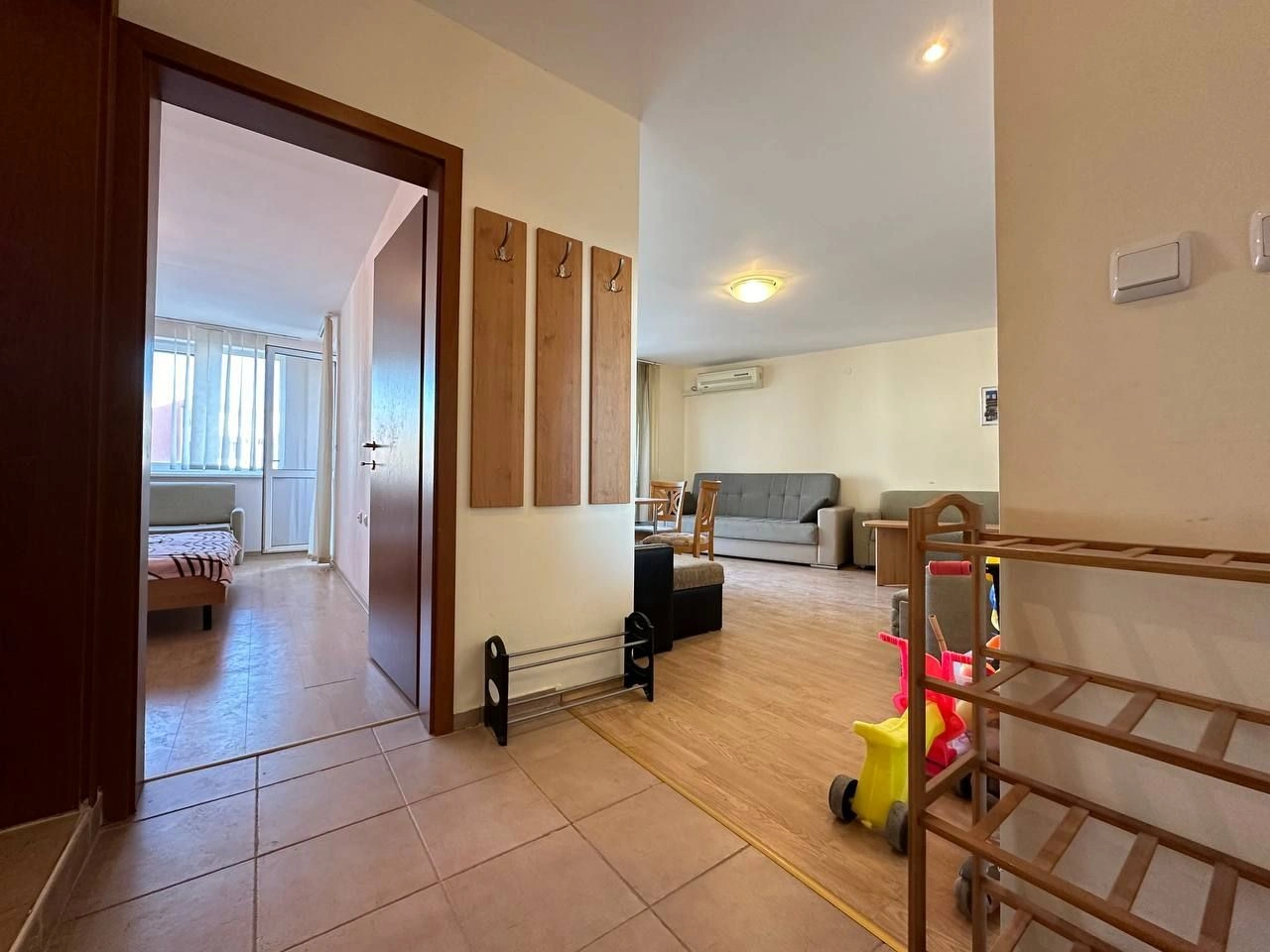 Apartment 2+1 with a spacious terrace in Ravda, Bulgaria