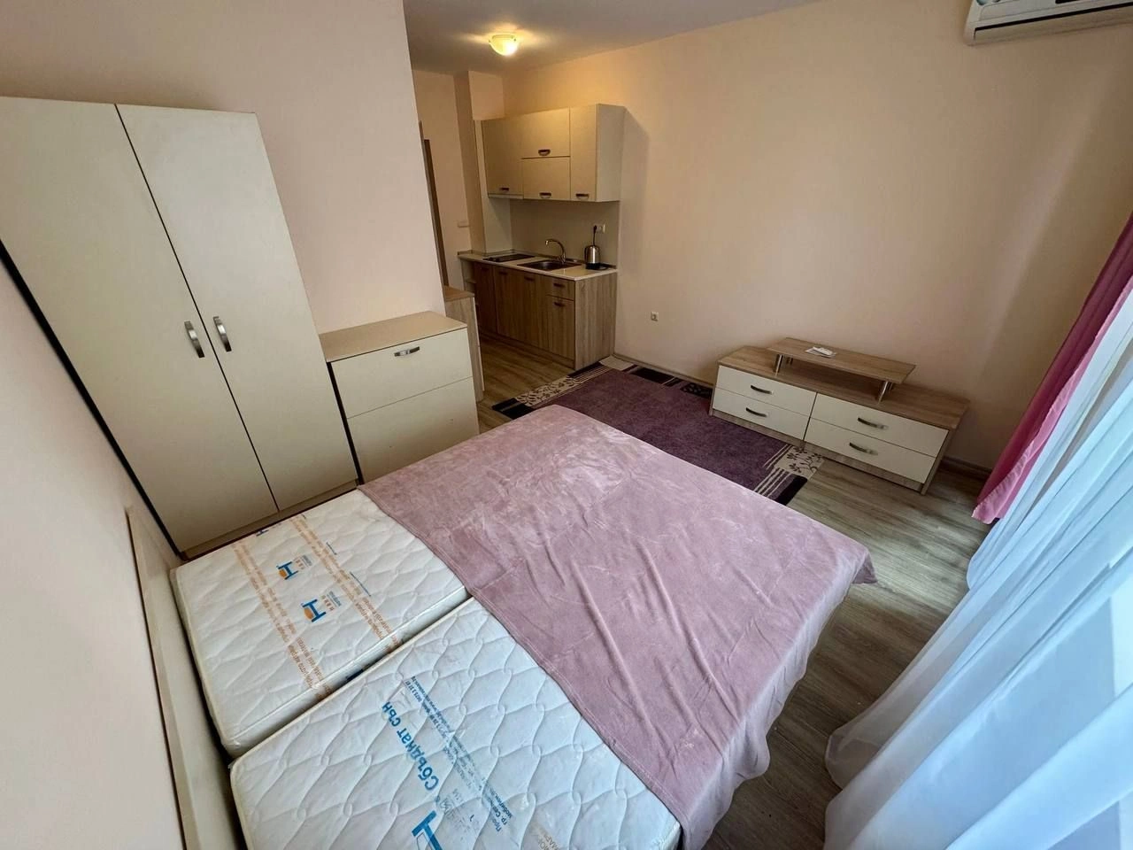 Studio in Ravda with swimming pool and restaurant 300 meters from the sea, Bulgaria