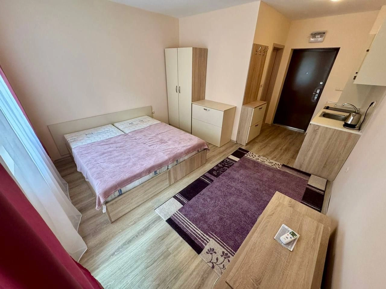 Studio in Ravda with swimming pool and restaurant 300 meters from the sea, Bulgaria