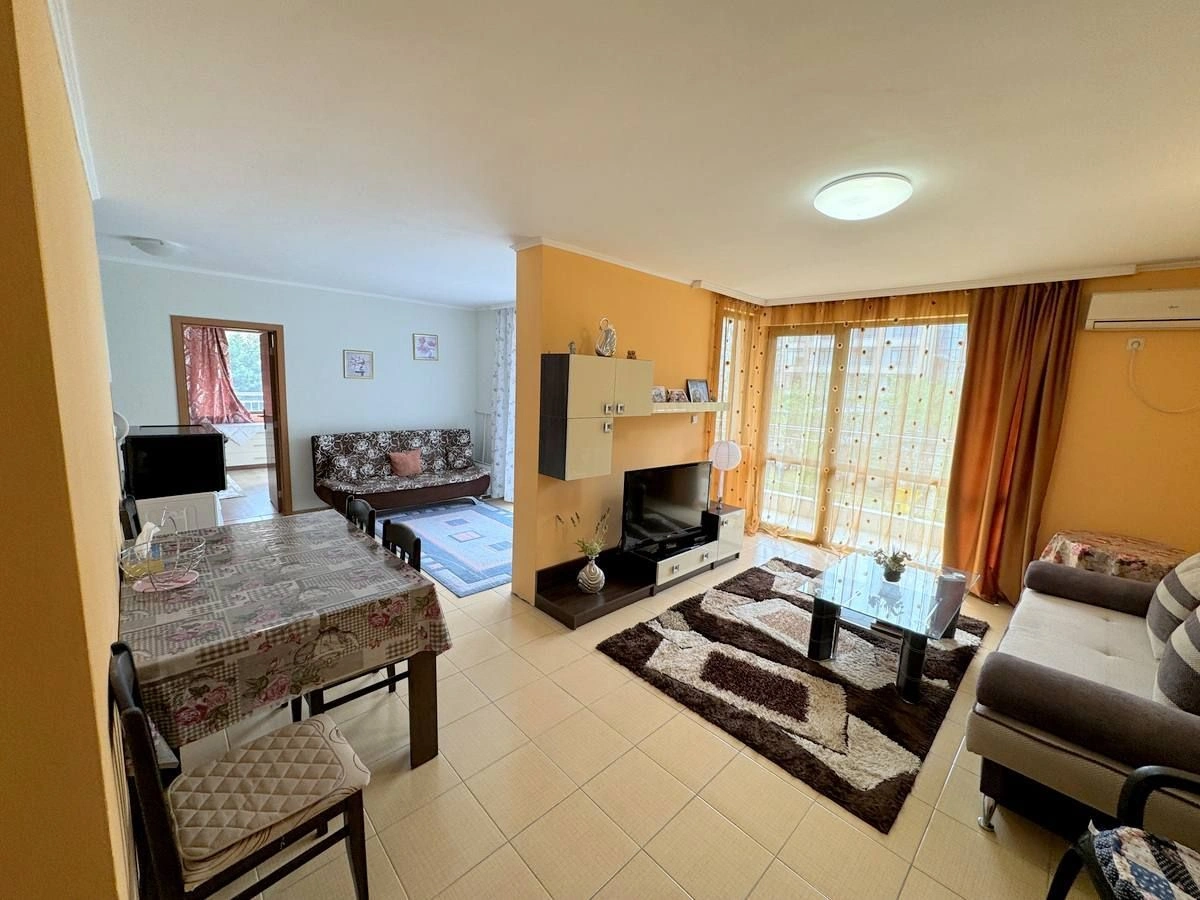 Apartment with balcony in a prestigious complex on Sunny Beach, Bulgaria