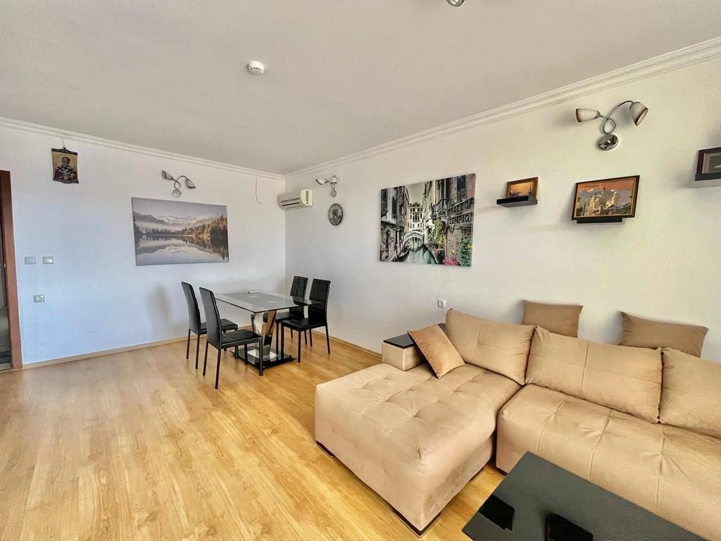 Apartment with furniture and appliances in a modern complex on Sunny Beach, Bulgaria