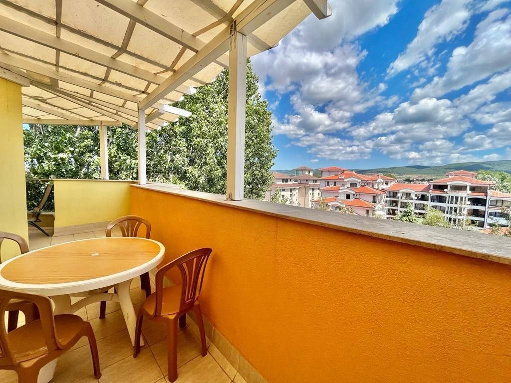 Apartment with furniture and appliances in a modern complex on Sunny Beach, Bulgaria