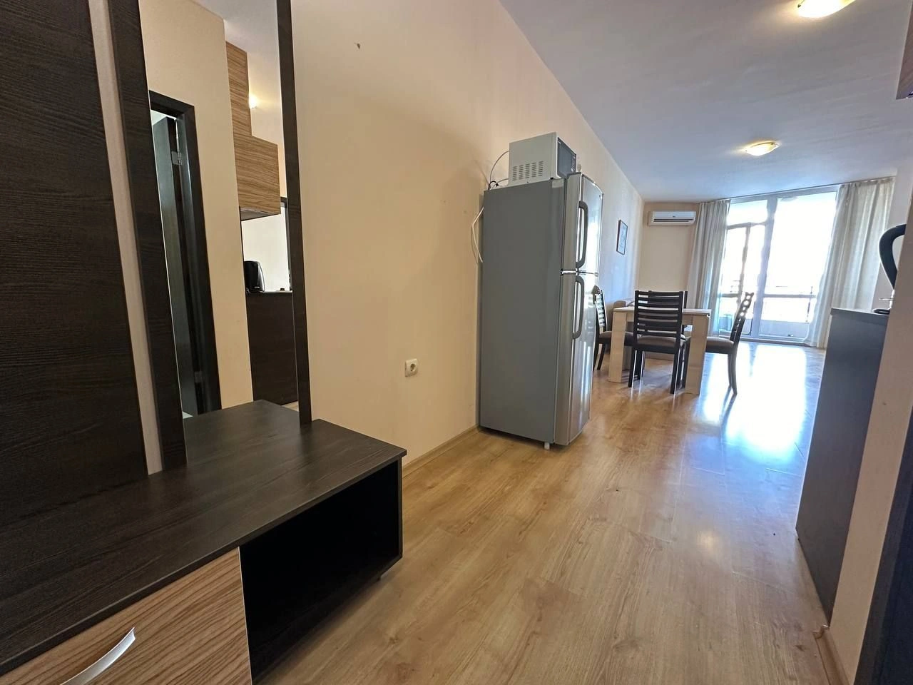 Apartment with two terraces with furniture and appliances in Sveti Vlas, Bulgaria