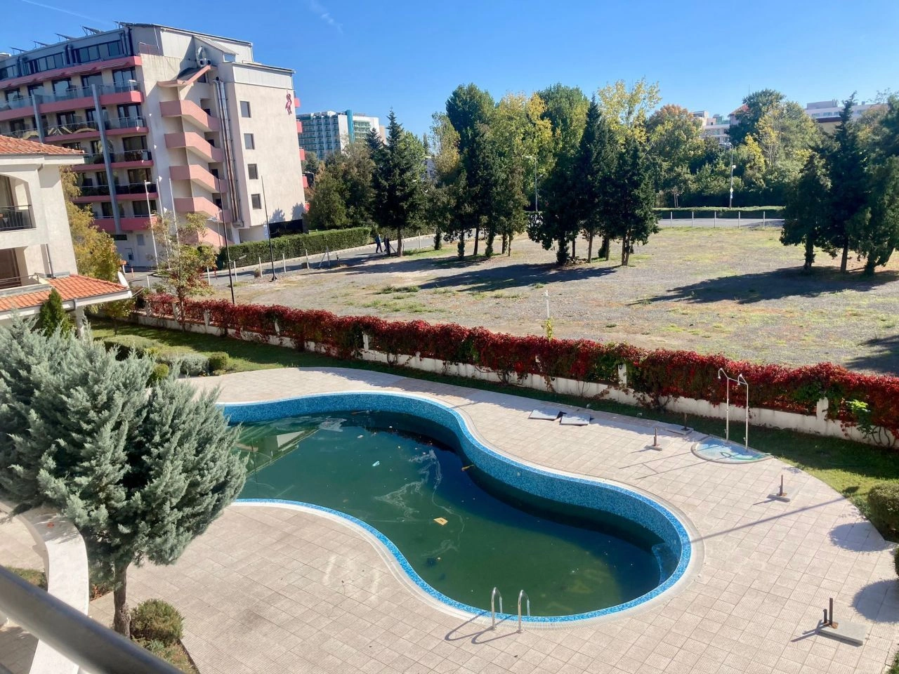 Apartments in a complex on Sunny Beach with pool view, Bulgaria