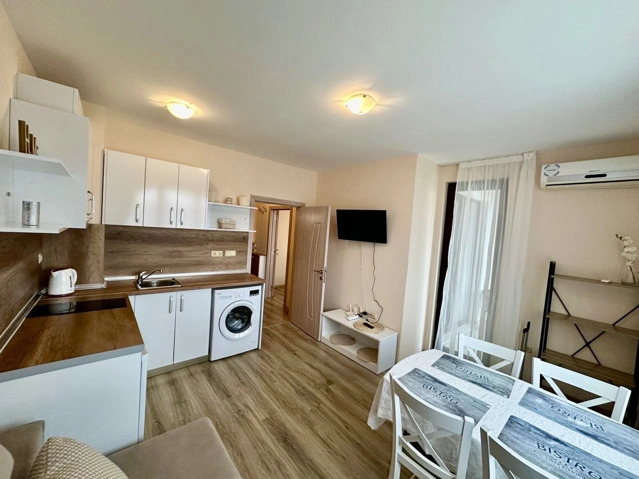 Furnished apartment with a view terrace in Ravda, Bulgaria