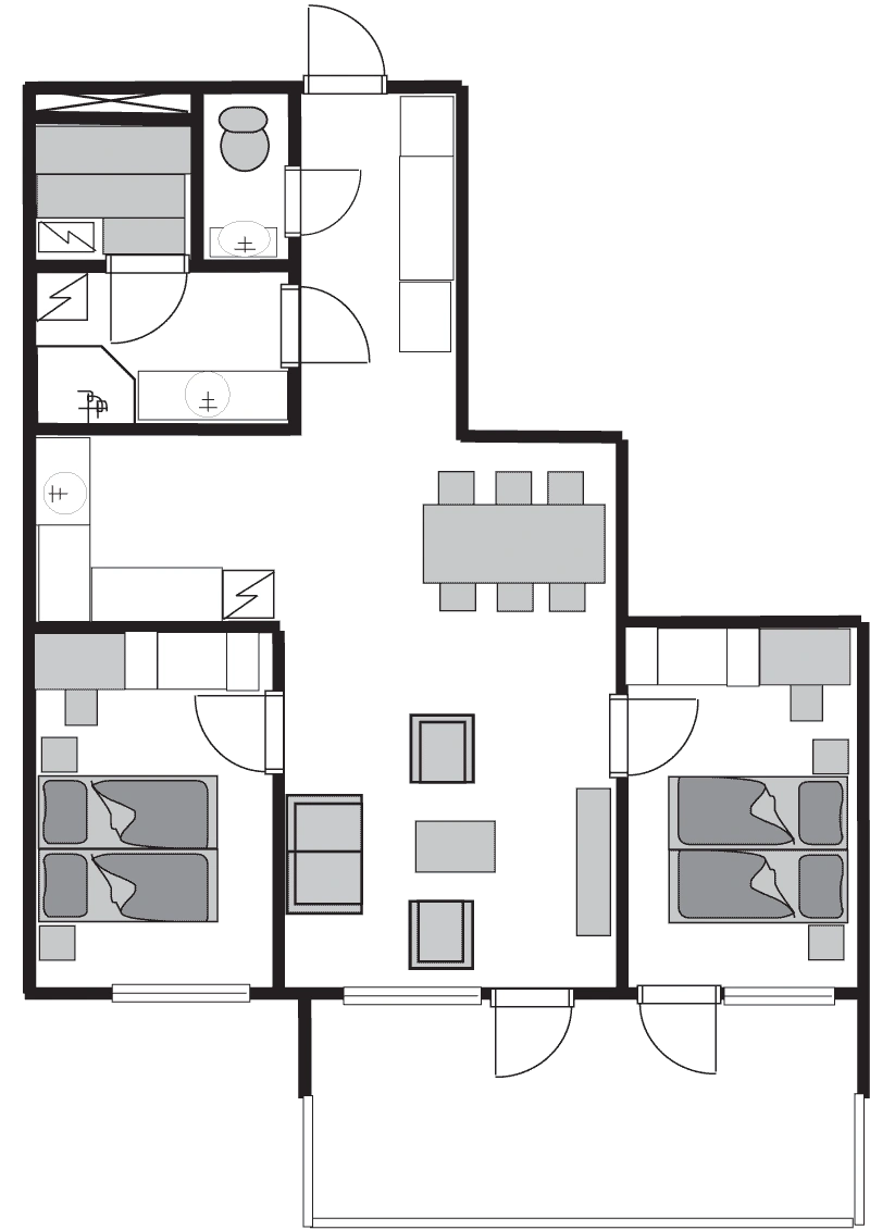 Квартира 2+1 в Куопио, Финляндия