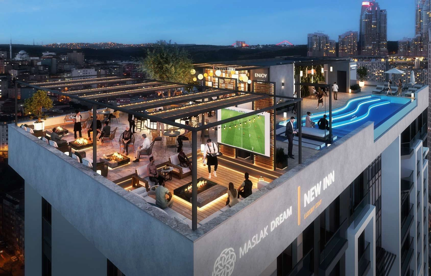 Residential complex in prestigious area of Istanbul