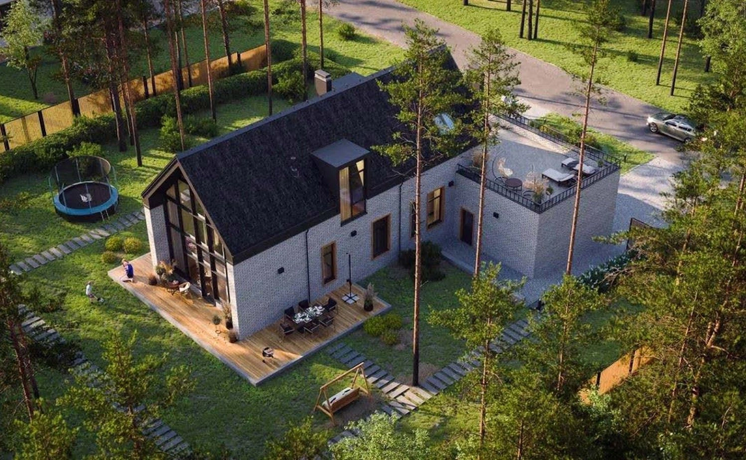 Modern family residential project in the Chkalovsky district