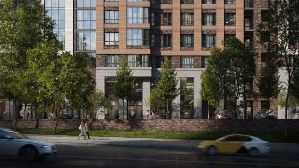 Residential complex in the central part of Novosibirsk