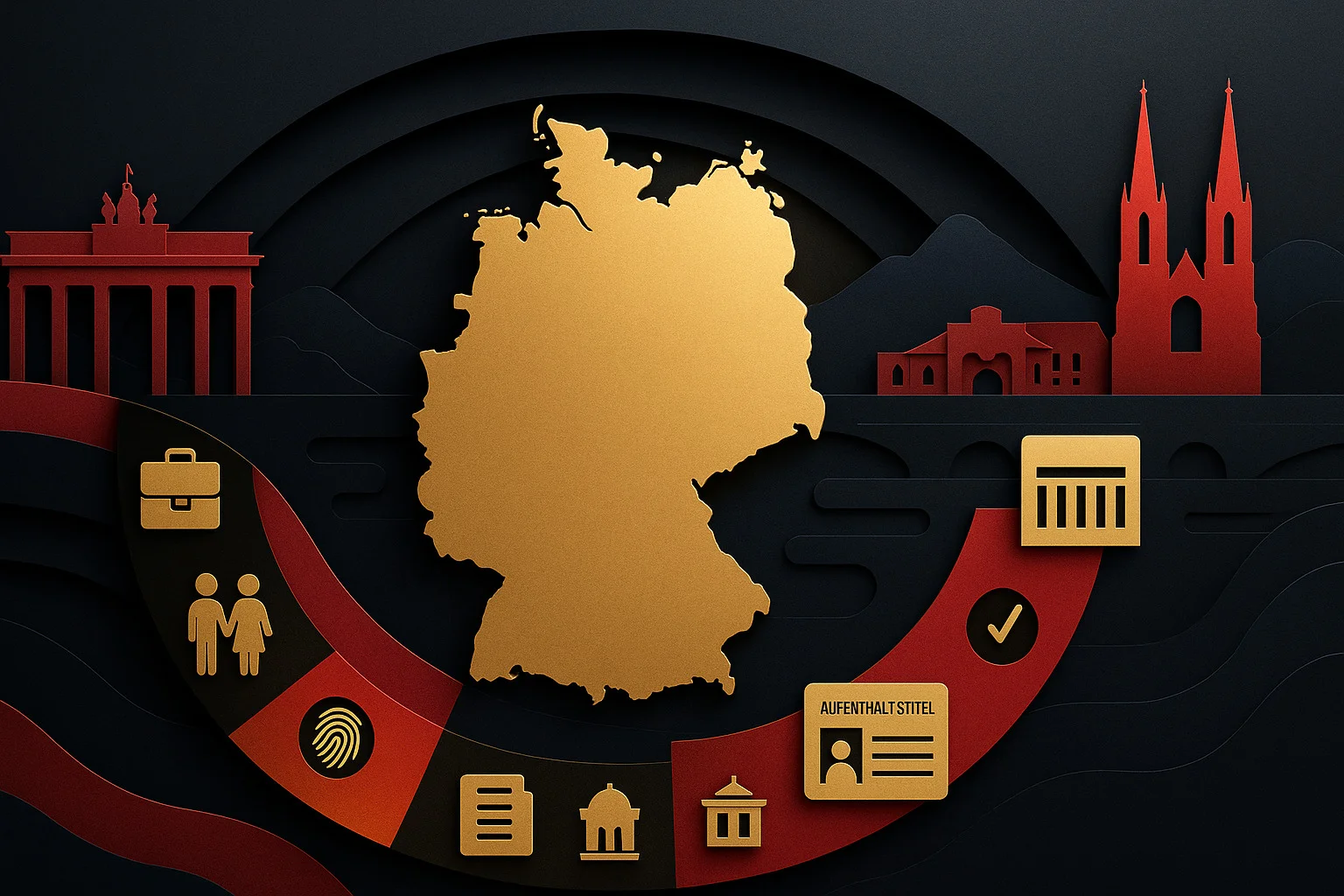 2025年にドイツで在留権を確保する方法 — Aufenthaltstitel、就労・家族帯同許可