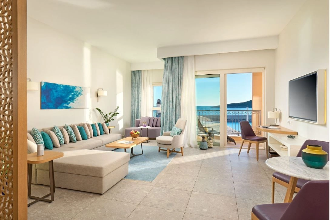 One of seven hotels in the Lustica Bay area, Montenegro