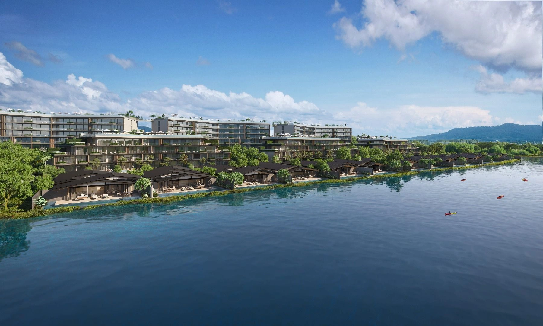 Chic complex on Bang Tao beach Phuket