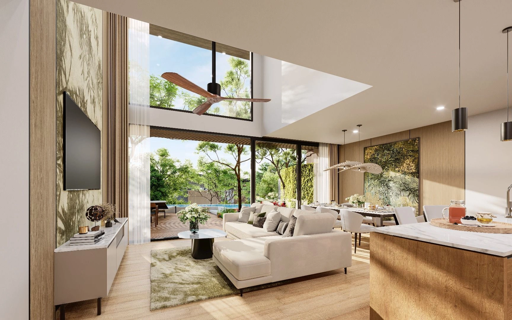 Chic complex on Bang Tao beach Phuket