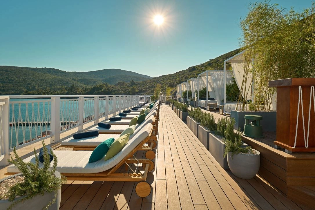 One of seven hotels in the Lustica Bay area, Montenegro