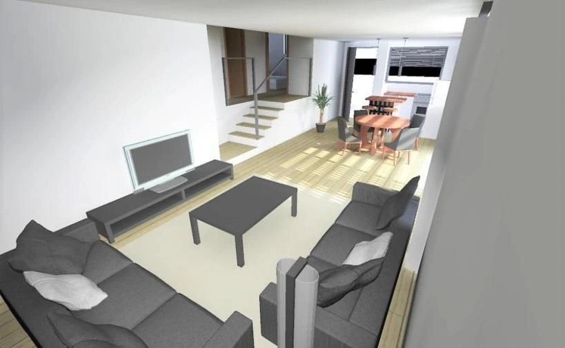 Dreizimmerwohnung mit Garten