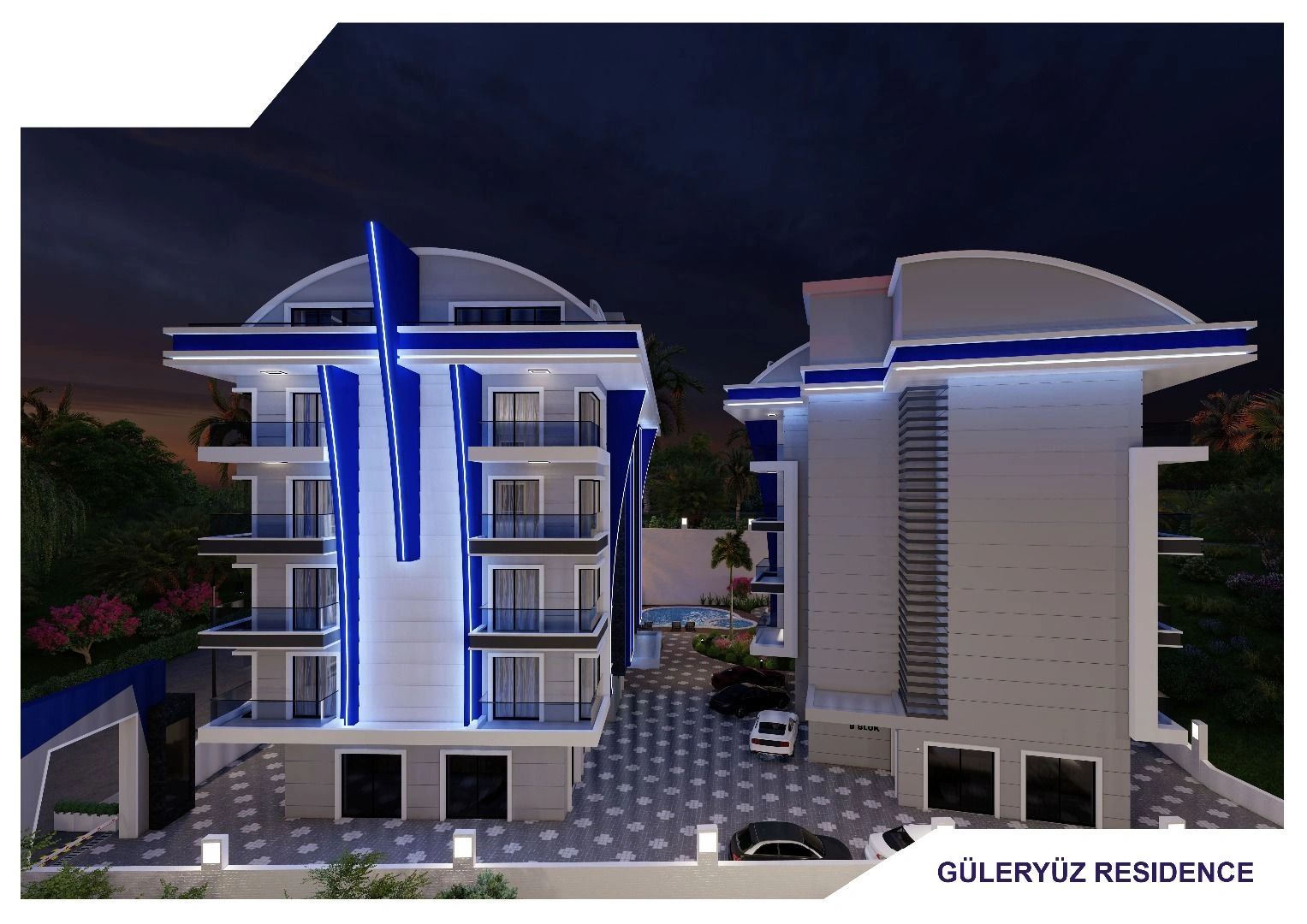 Alanya'nın Payallar bölgesindeki kompleks