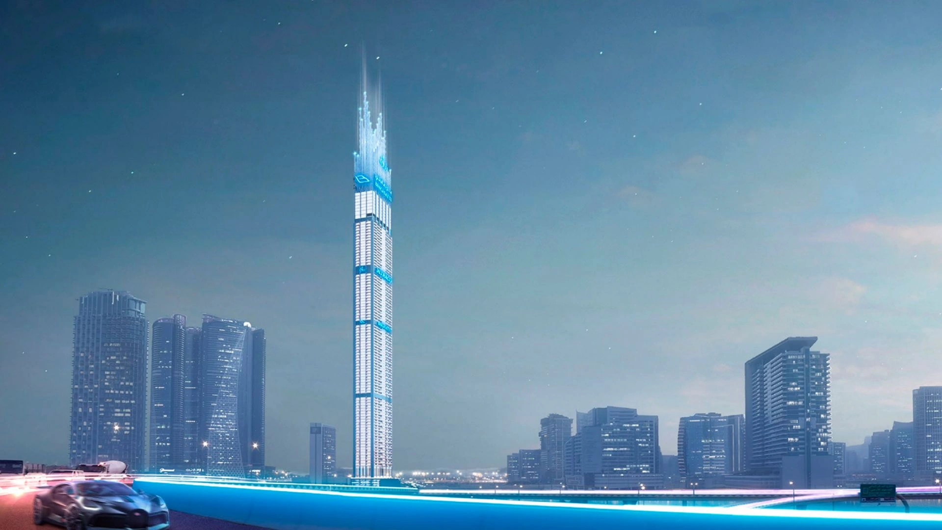 ناطحة فاخرة بارتفاع 116 طابقًا في قلب دبي