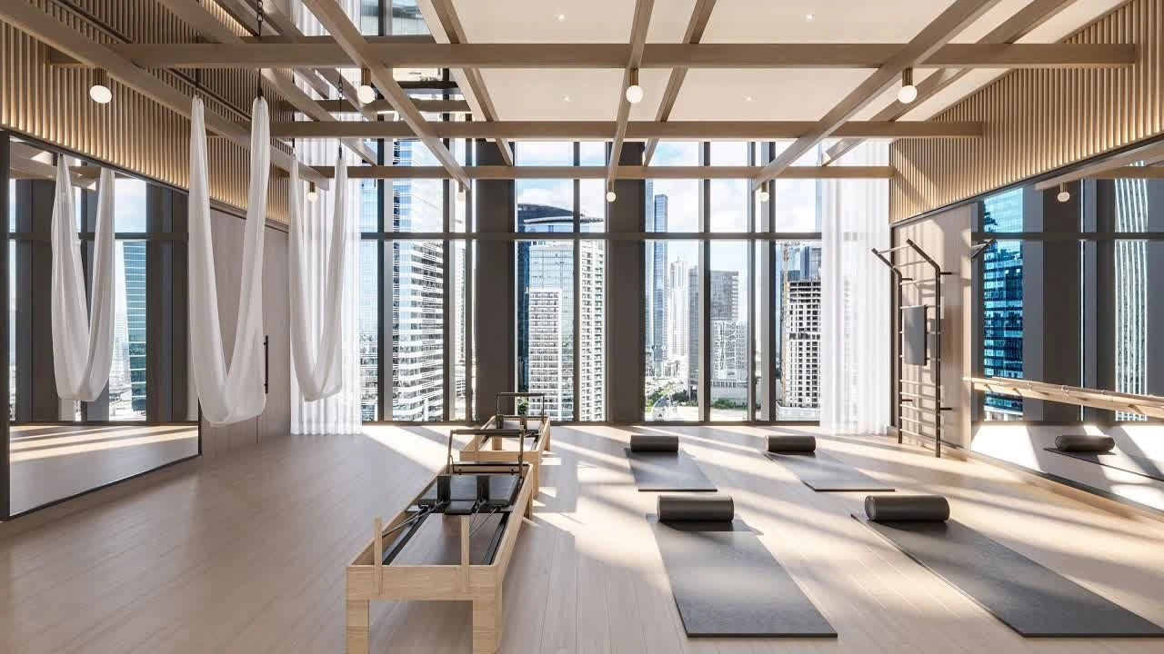 Premium residential complex with a 5-level podium in the Business Bay area