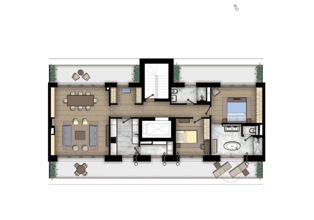 德国柏林现代住宅区的高端公寓