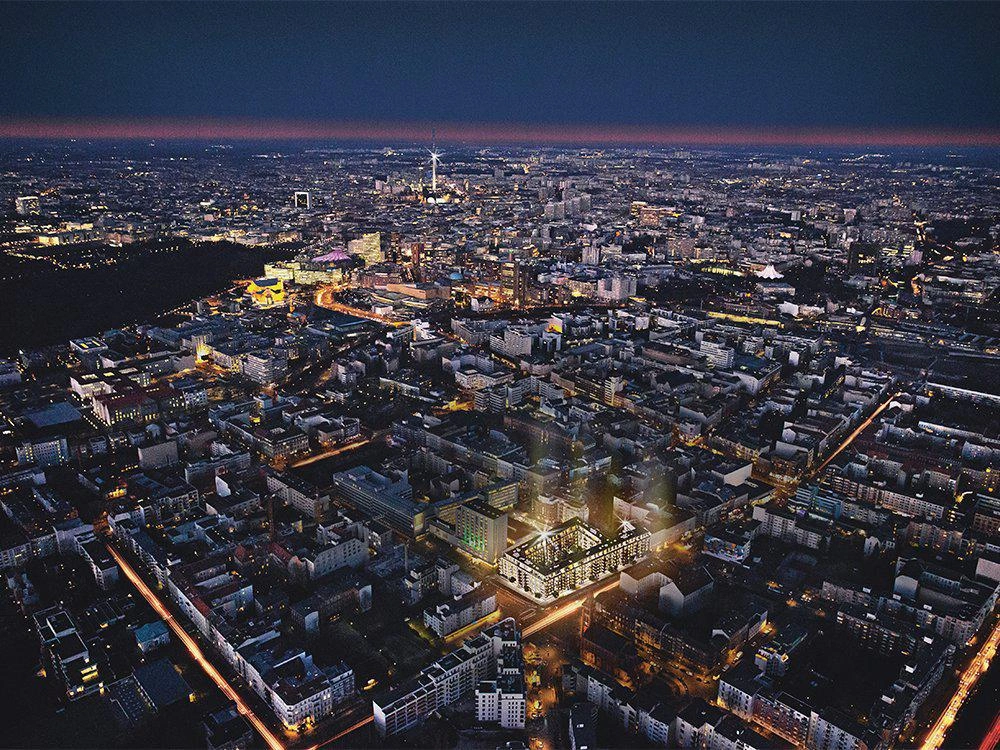 德国柏林现代住宅区的高端公寓