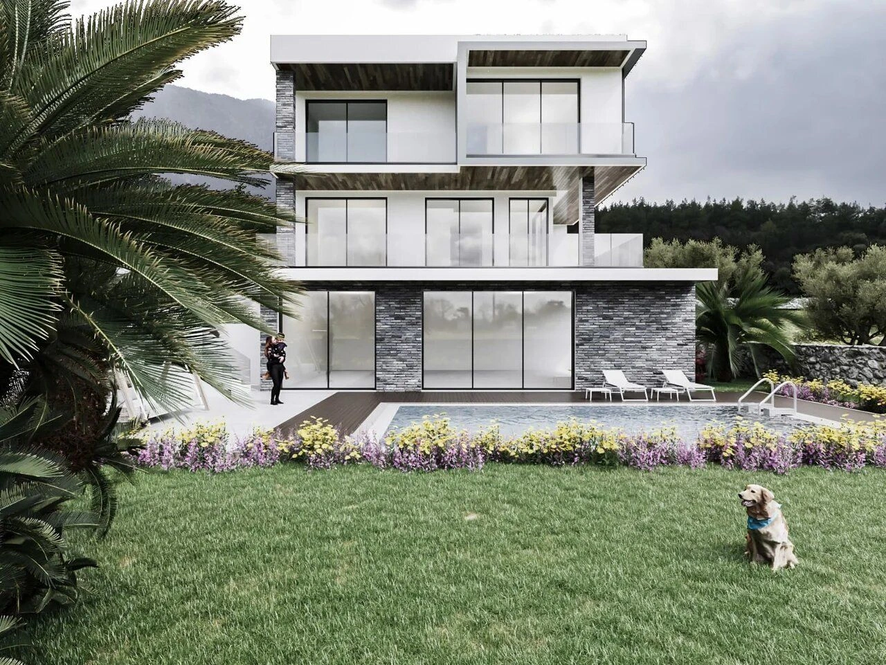 Elite complex of comfortable villas in the Karmi area