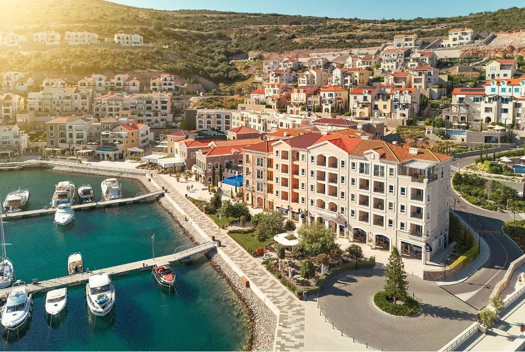 One of seven hotels in the Lustica Bay area, Montenegro
