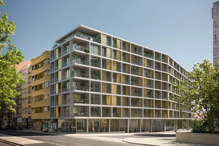 葡萄牙里斯本现代住宅综合体内的公寓